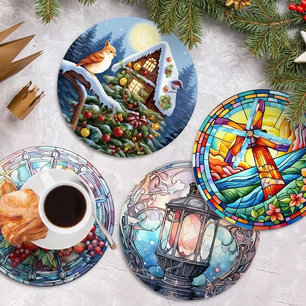 Figured'Art Vakantie en Natuur schilderen op nummer placemats 20 cm