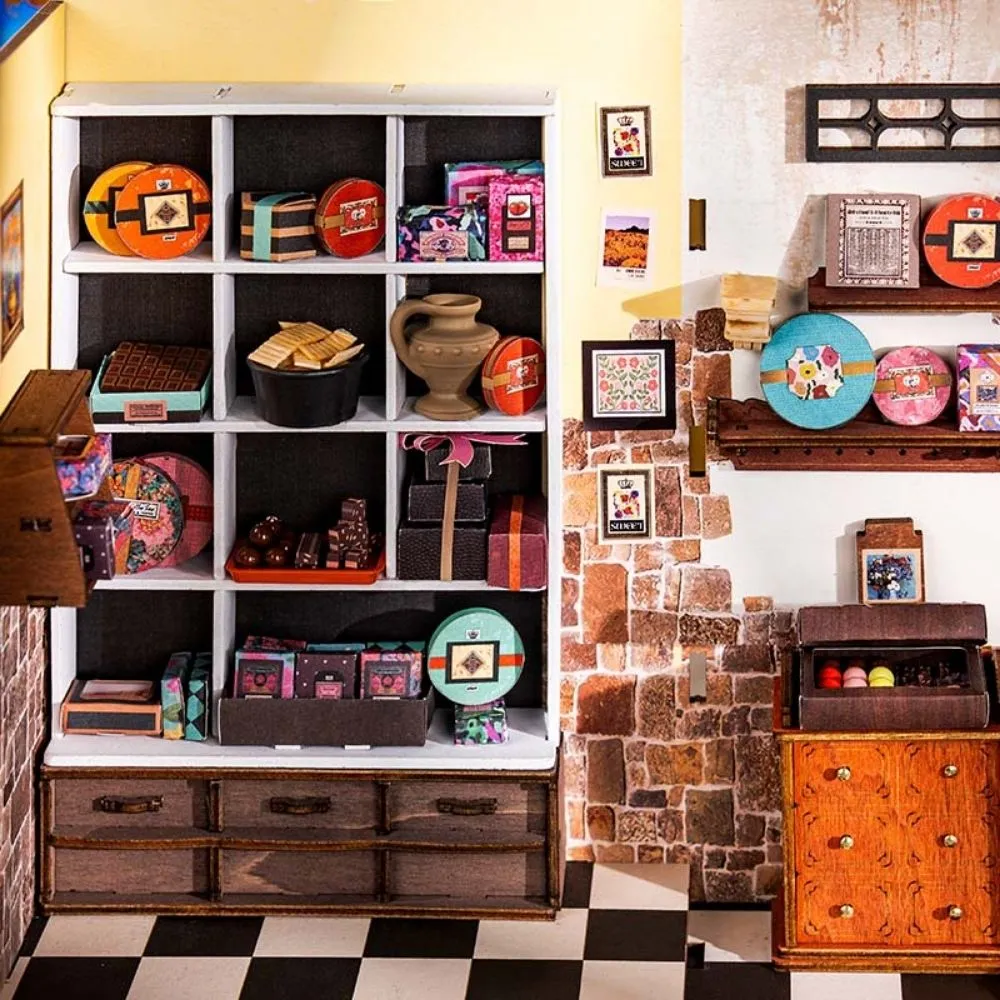 Figured'Art Henry's Chocolade miniatuurhuisje bouwpakket 330-delig