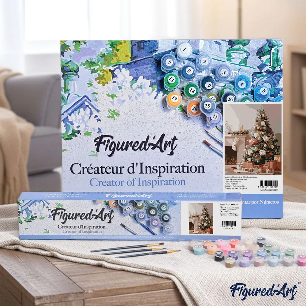 Figured'Art Elegante Feestdecoraties schilderen op nummer 40x50 cm