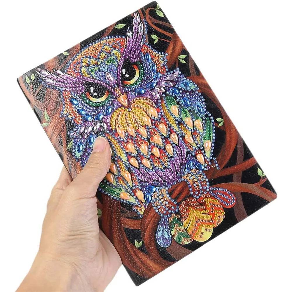 Figured'Art Uil diamond painting boek A5 50 pagina's