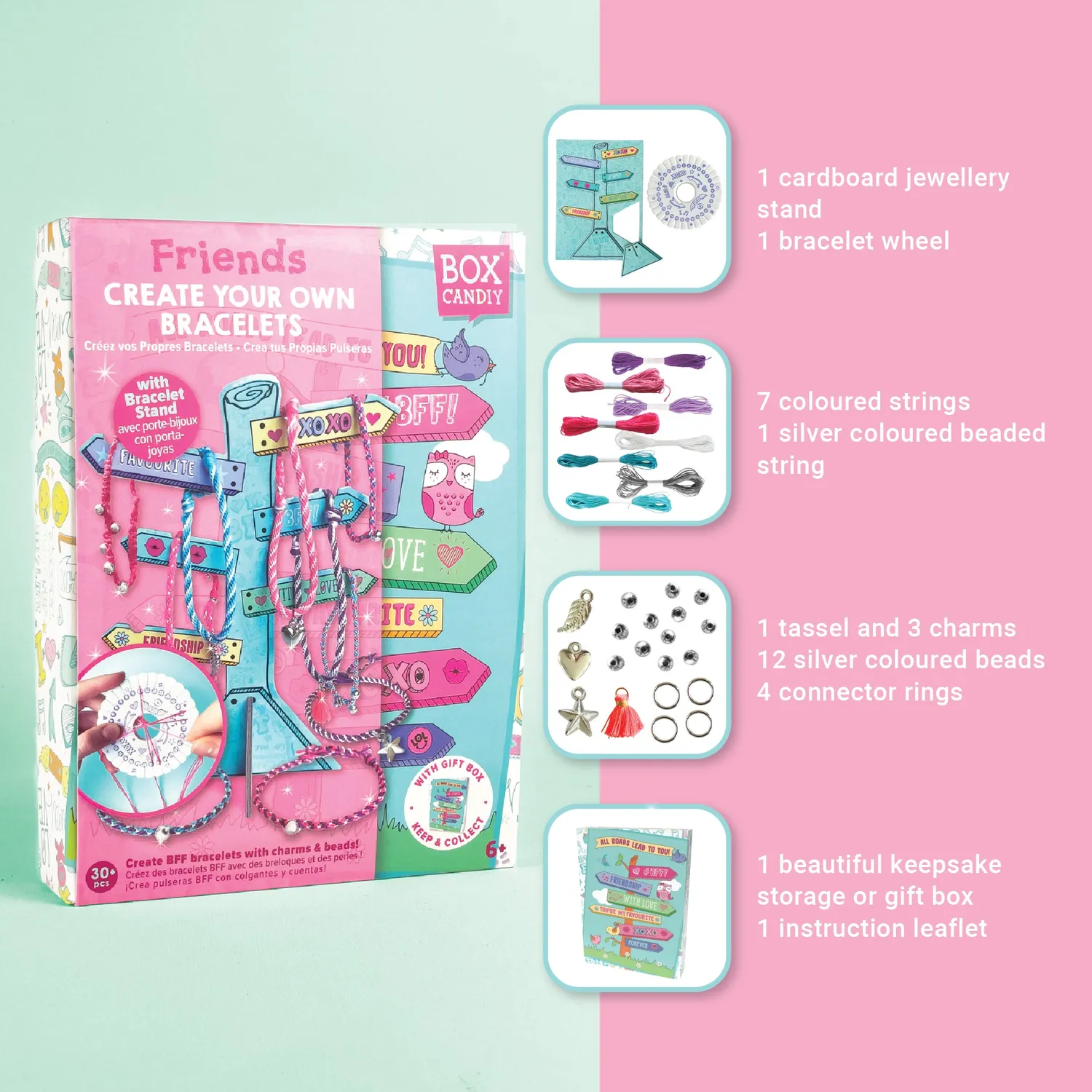 Box Candiy Friends Create Your Own Bracelets armbandenset