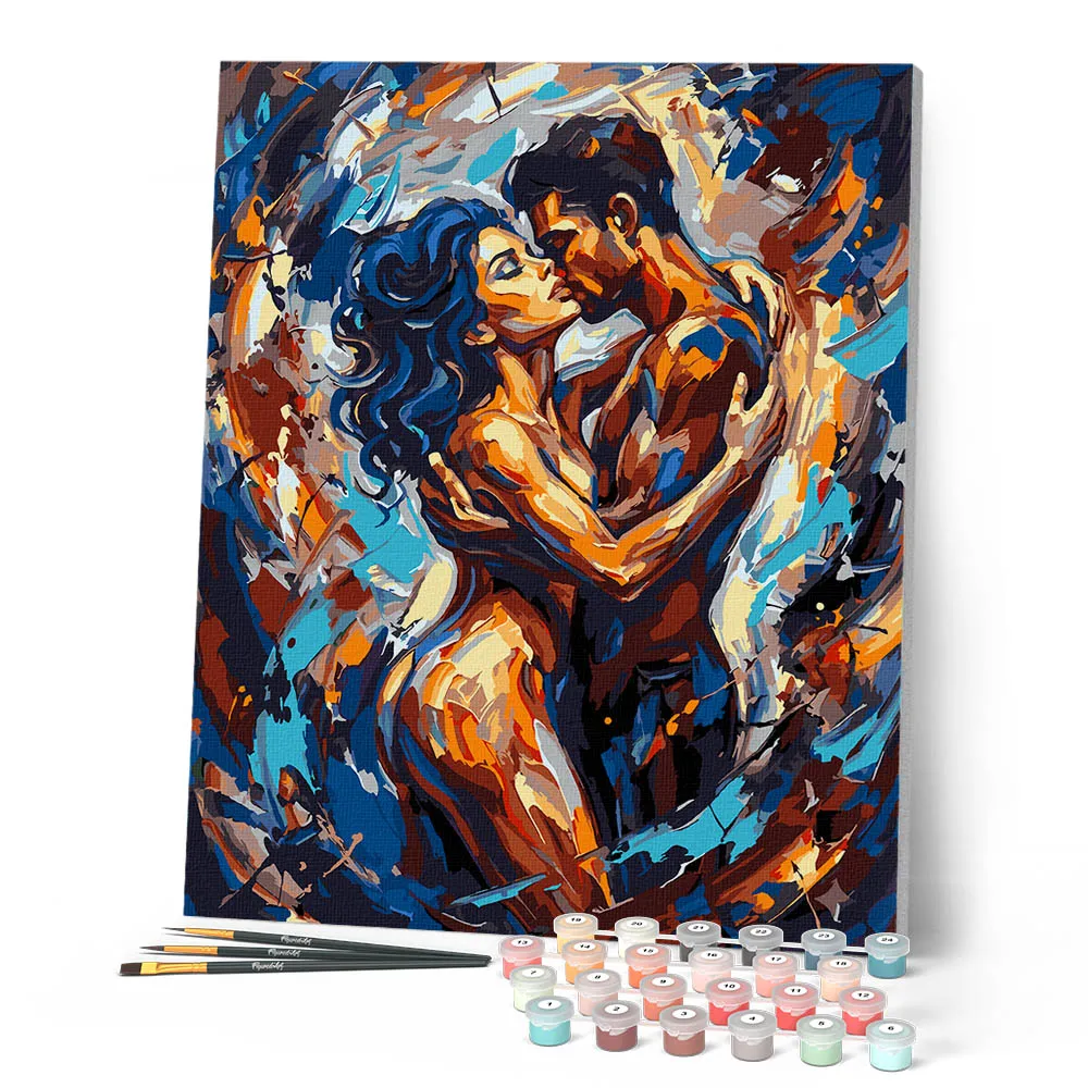Figured'Art Ongerepte Liefde Schilderen op Nummer 40x50 cm