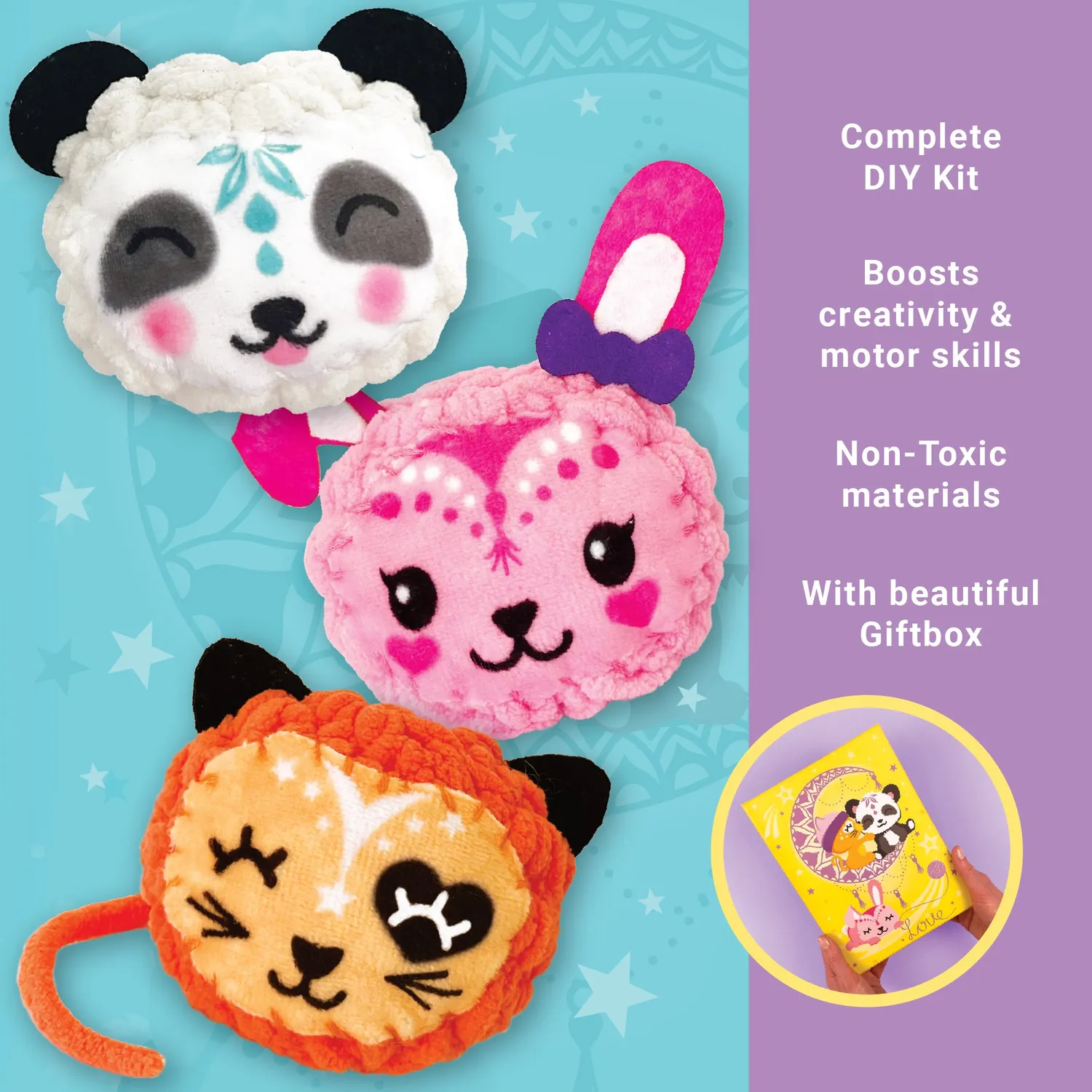 Box Candiy Deco Create Crochet Pets haakset 3 stuks beginners
