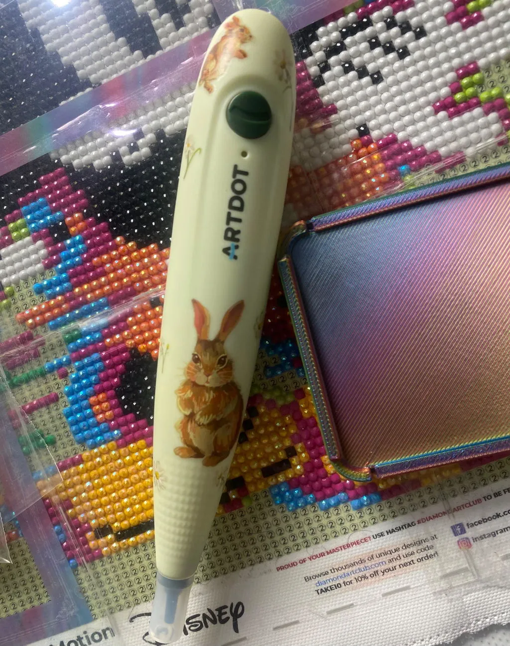 ARTDOT elektrische vacuüm pen diamond painting standaard