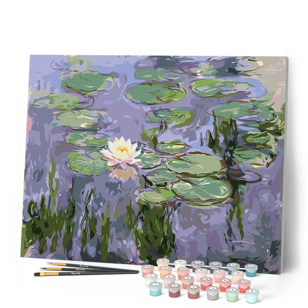 Figured'Art Waterlelies 1915 schilderen op nummer 40x50 cm Monet