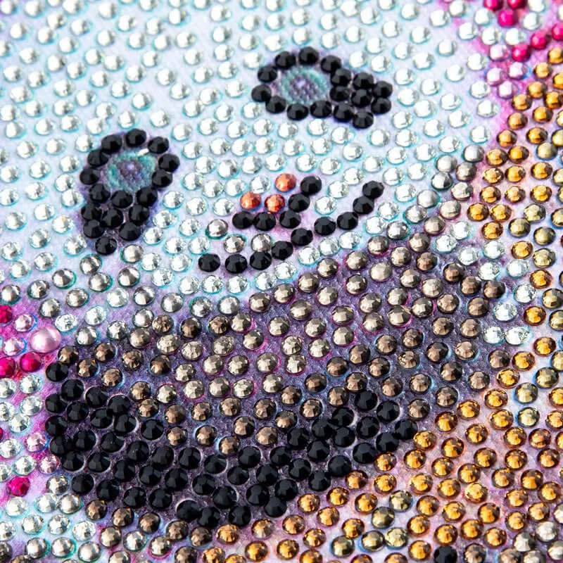 Figured'Art Panda Diamond Painting 15x20cm met lijst