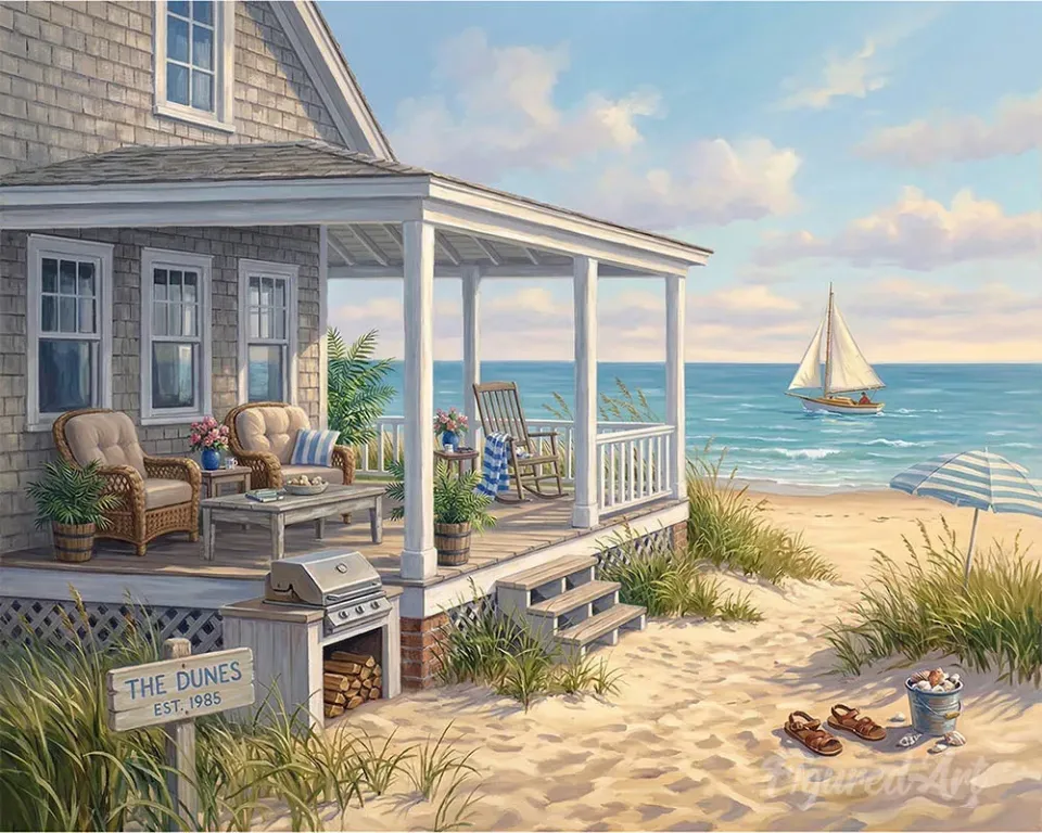 Figured'Art Duincottage diamond painting 40x50cm full drill zee