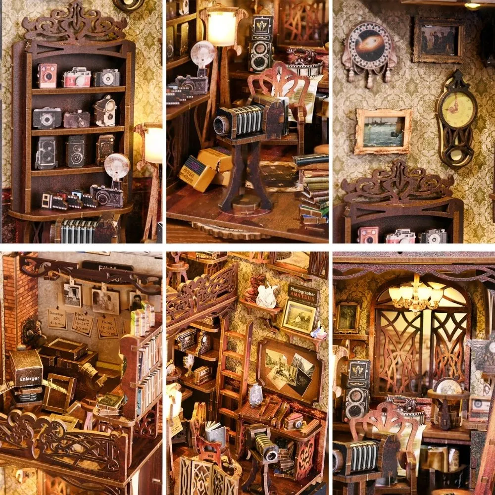 Figured'Art Donkere Kamer book nook 18x11x23cm miniatuur