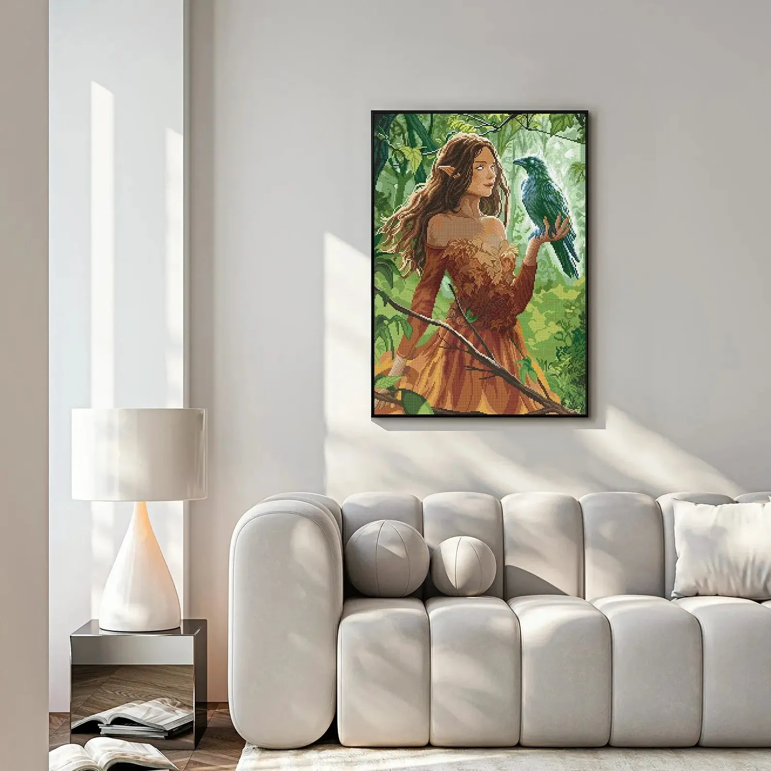 ARTDOT The Seer fantasy diamond painting vierkant 47x70cm