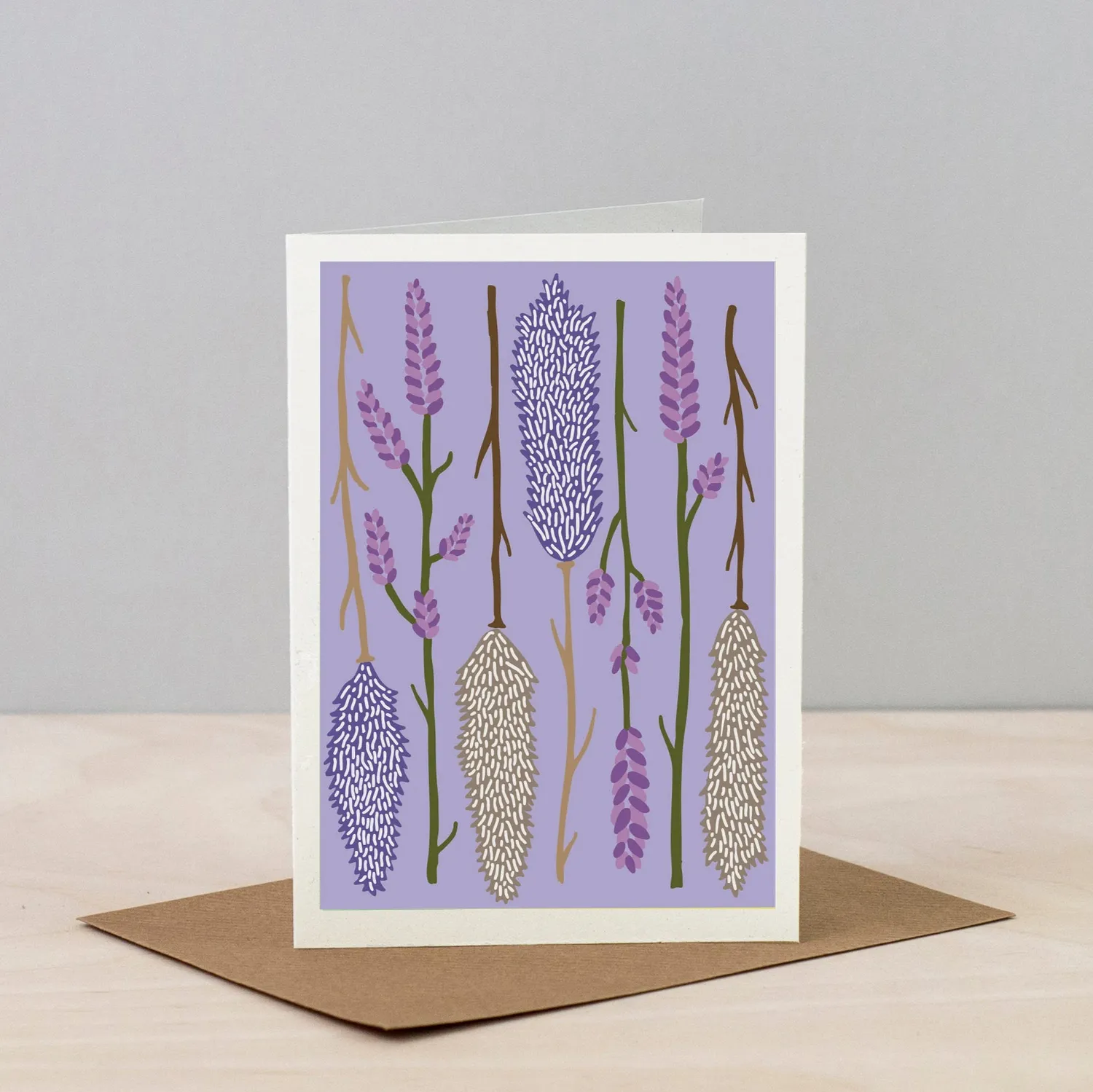 Studio Wald Dried Lilac wenskaart A6 blanco