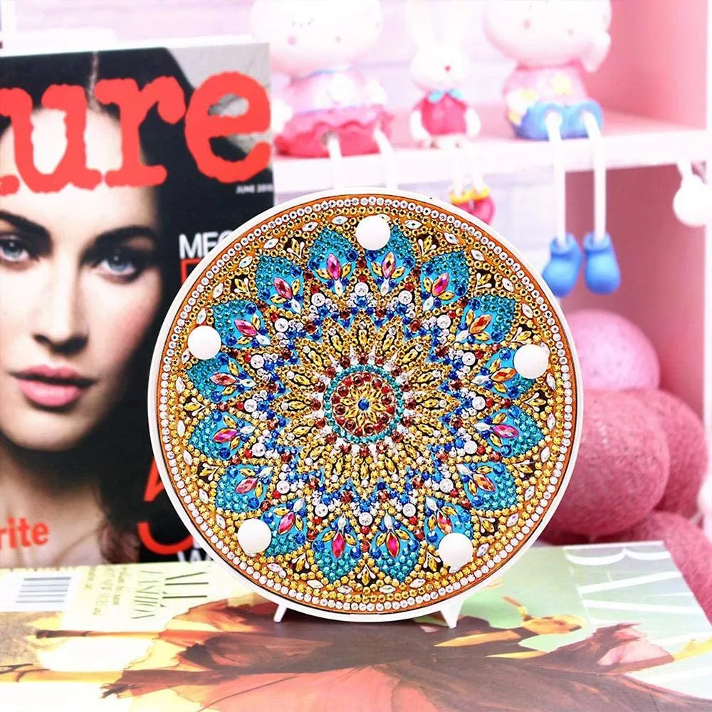 Figured'Art Ster Mandala LED-lamp diamond painting 15cm sfeerlicht