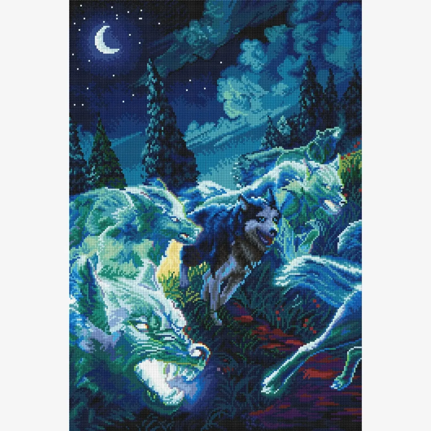 ARTDOT Ancestral Run diamond painting 47,5x70cm vierkante steentjes