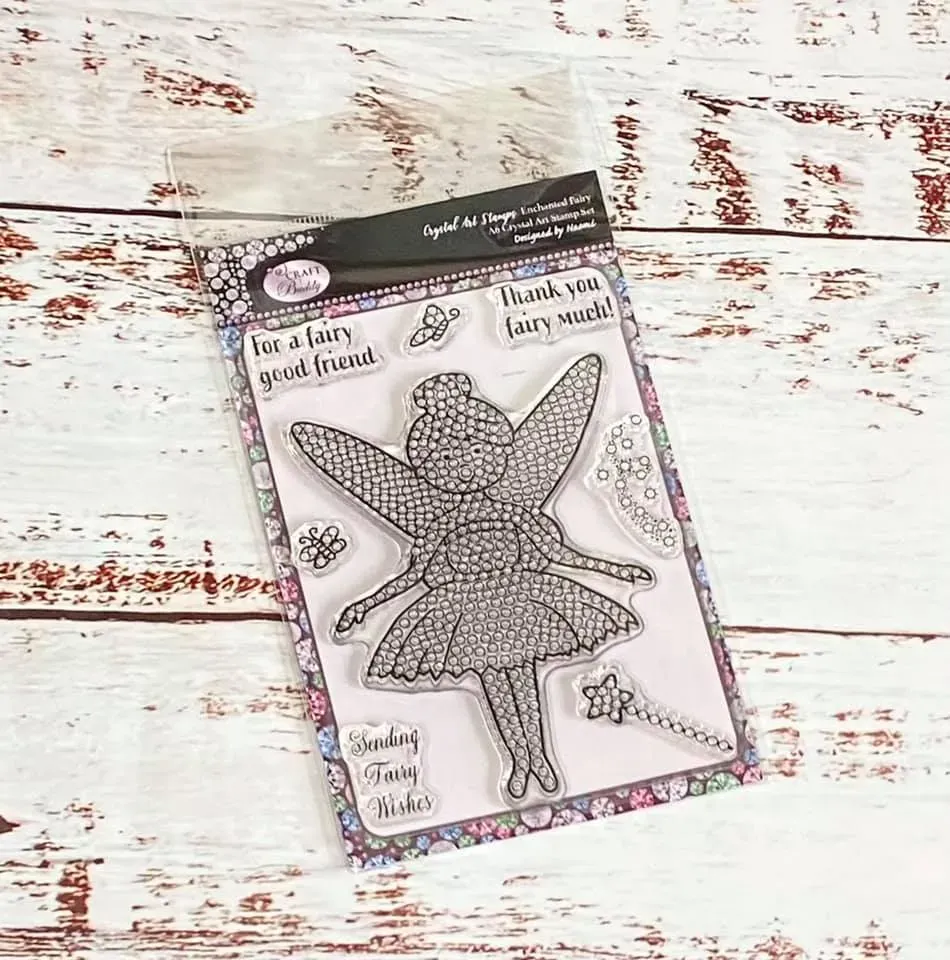 Craft Buddy Crystal Art Enchanted Fairy stempelset A6