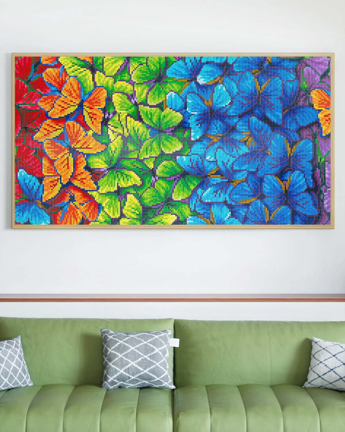 ARTDOT Vlinder diamond painting beginner 50x25 cm fluweel