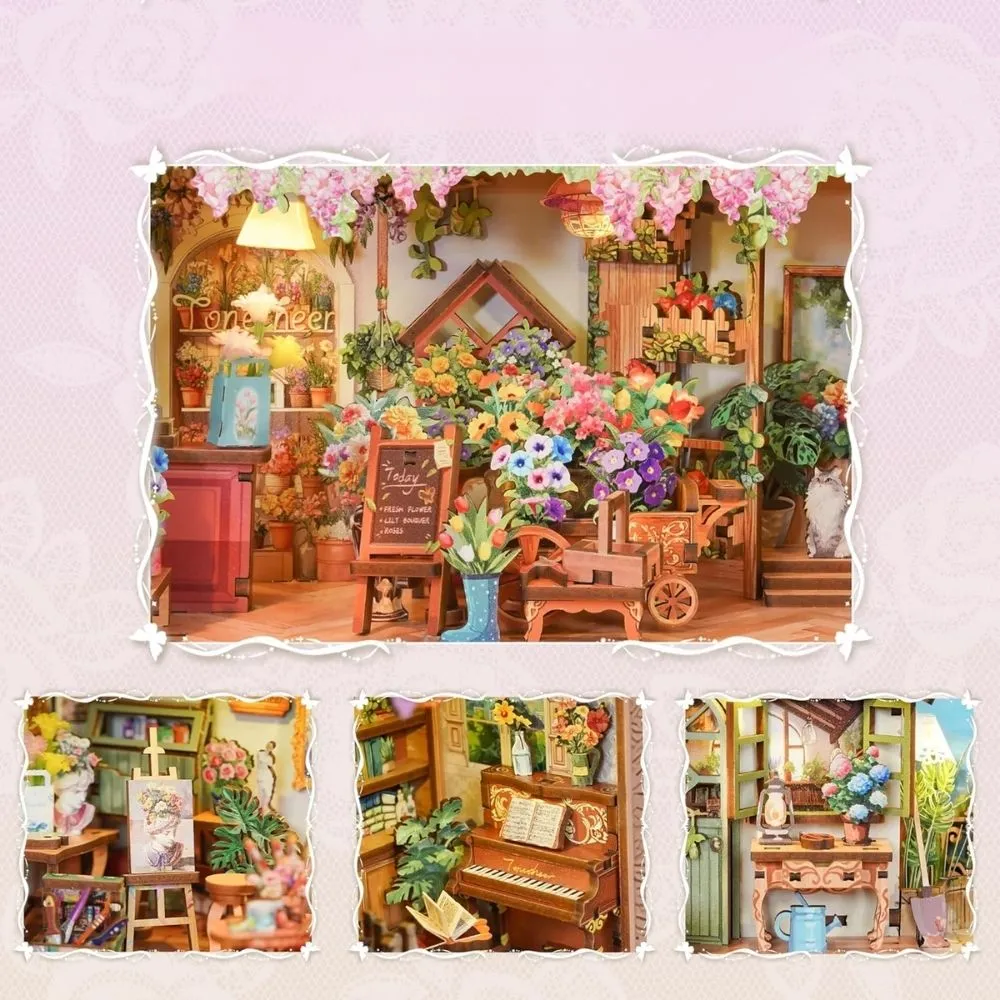 Figured'Art Bloeitijd book nook bouwpakket 31,9x23,5x9 cm