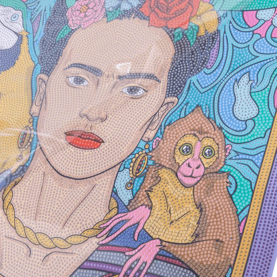 Craft Buddy Crystal Art Frida Kahlo scrollkit 40x50cm portret