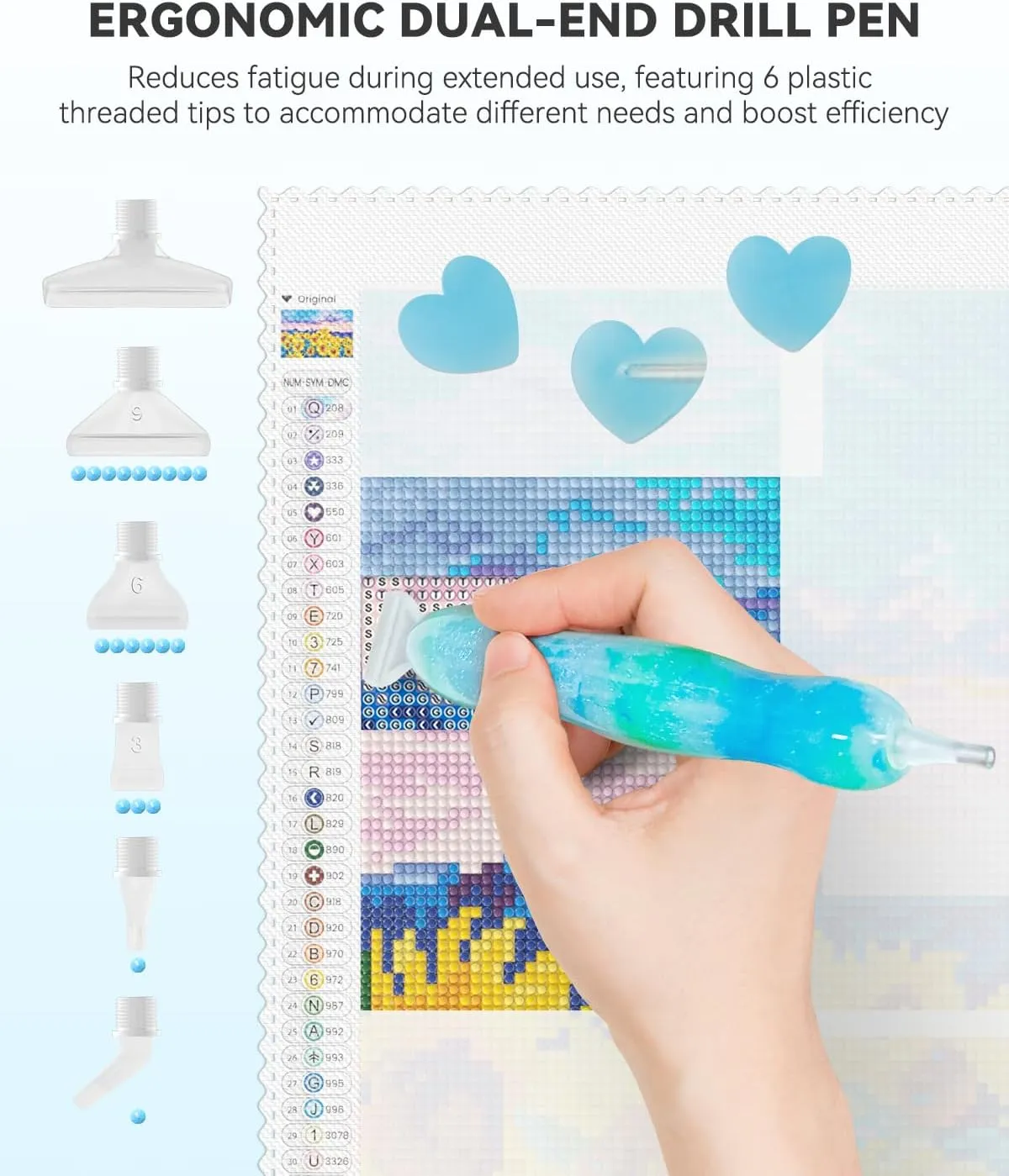 ARTDOT Diamantschilderij Accessoireset Complete Kit Standaard