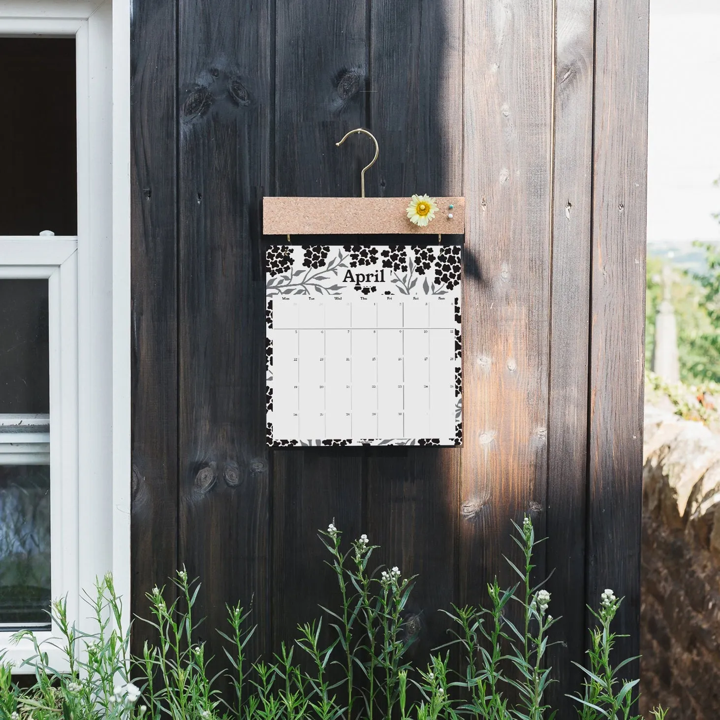 Studio Wald 2027 Pinboard Calendar kalender zwart kurk