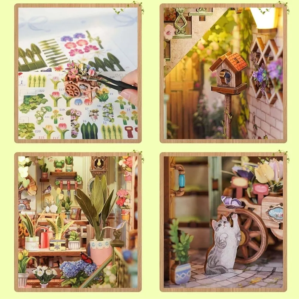 Figured'Art De Bloemenwinkel book nook 24,5x18,5x8 cm 288 stuks