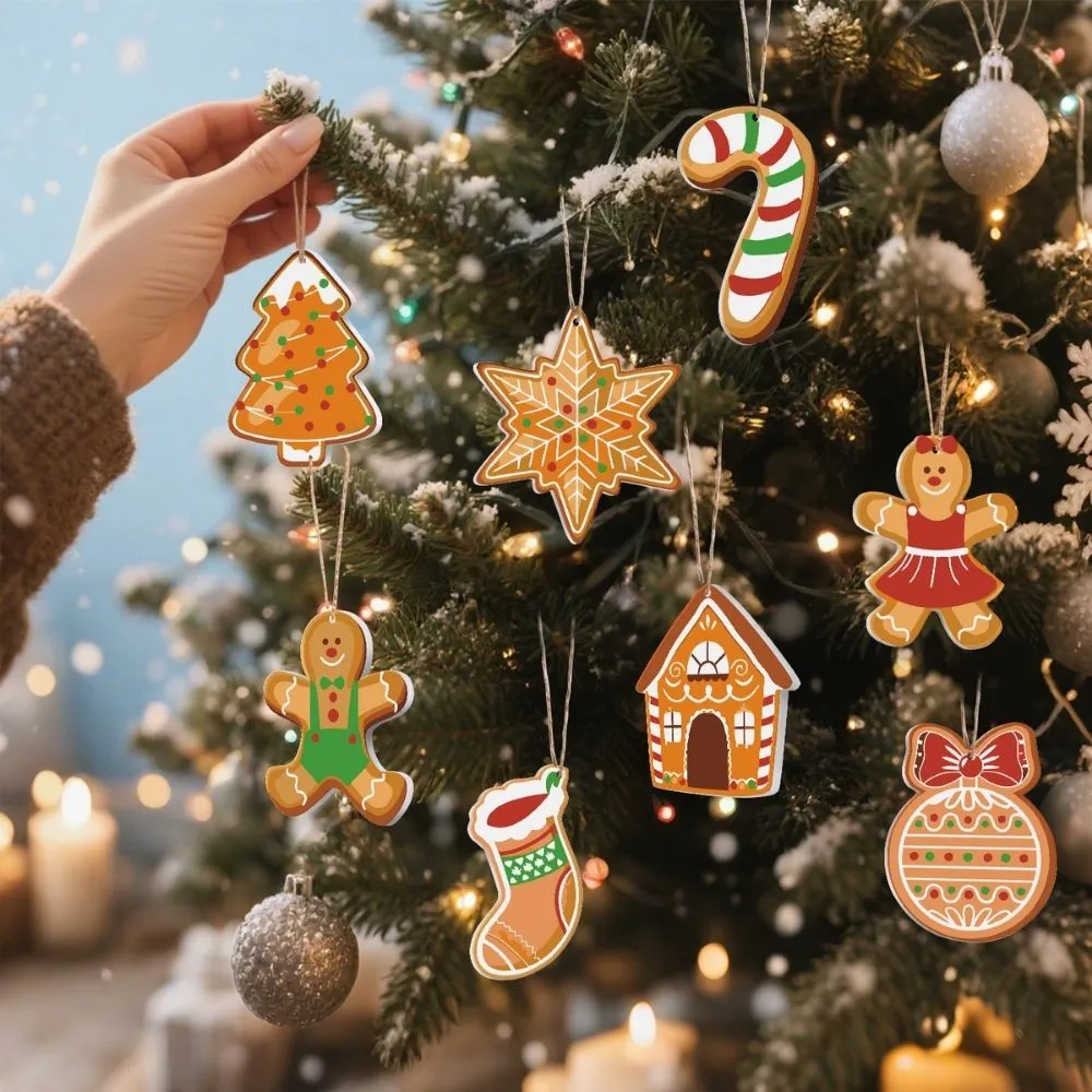 Figured'Art Suikerstok Kerstkoekjes Schilderen op Nummers Kerst