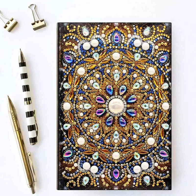 Figured'Art Mandala diamond painting boek A5 50 pagina's strass