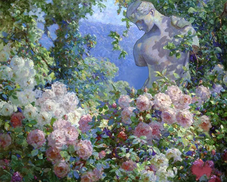 Figured'Art Psyche in the Garden schilderen op nummer 40x50 cm