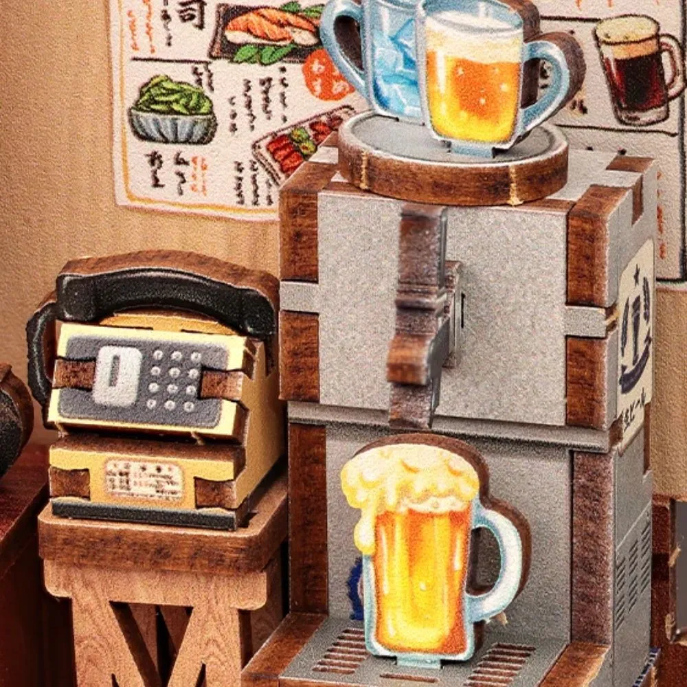 Figured'Art Oude Wijk van Choshi miniatuurhuisje 19x14cm LED