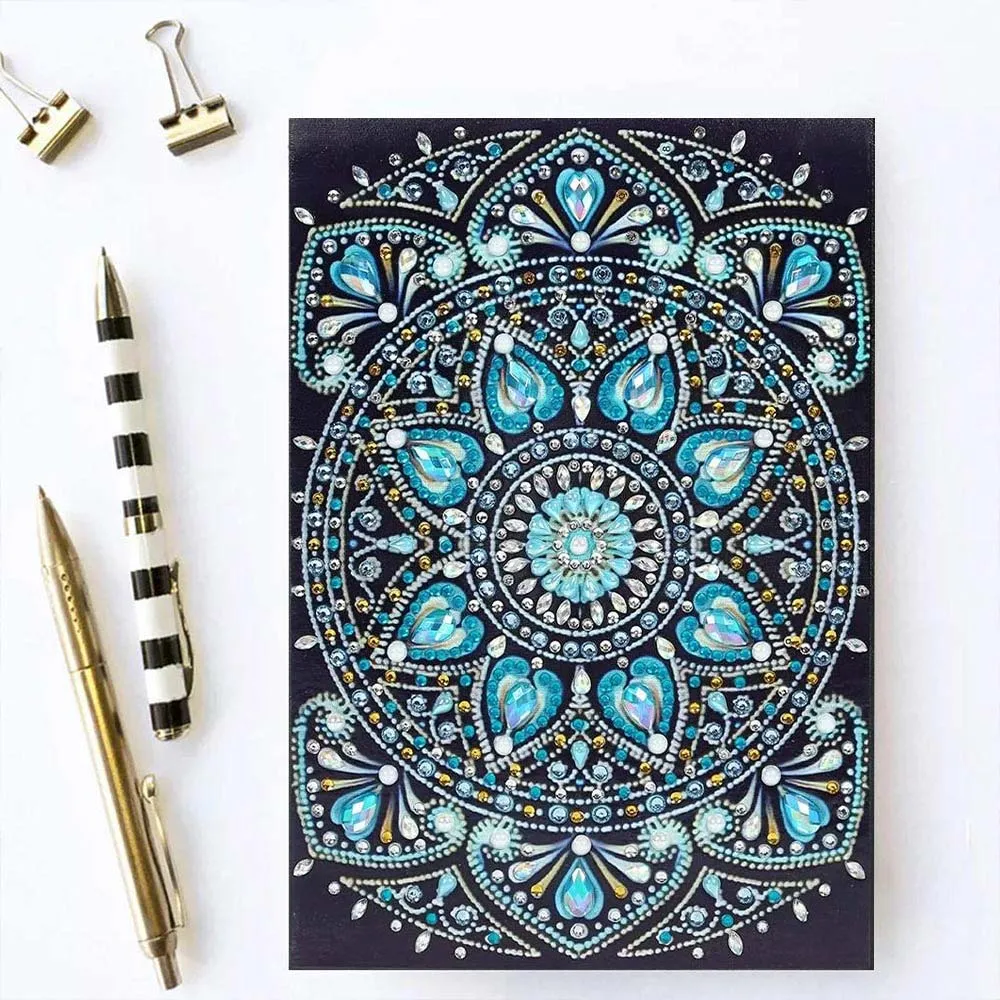Figured'Art Blauwe Diamanten diamond painting boek A5 50 pagina's