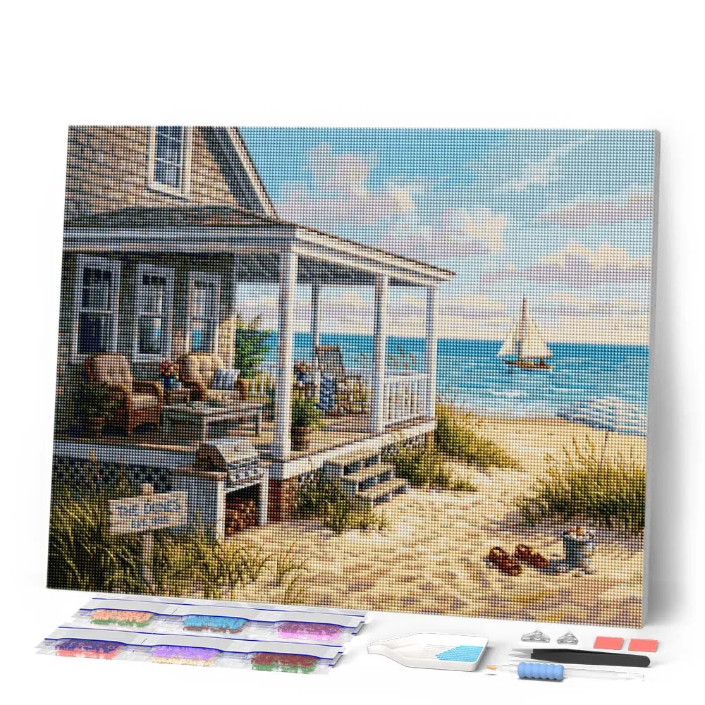 Figured'Art Duincottage diamond painting 40x50cm full drill zee
