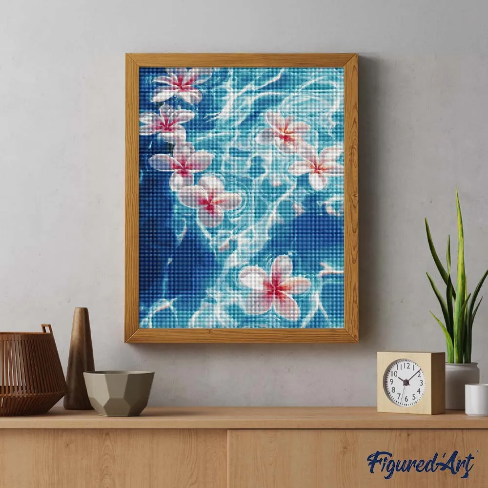 Figured'Art Paradijselijke eilanden diamond painting 40x50 cm full drill