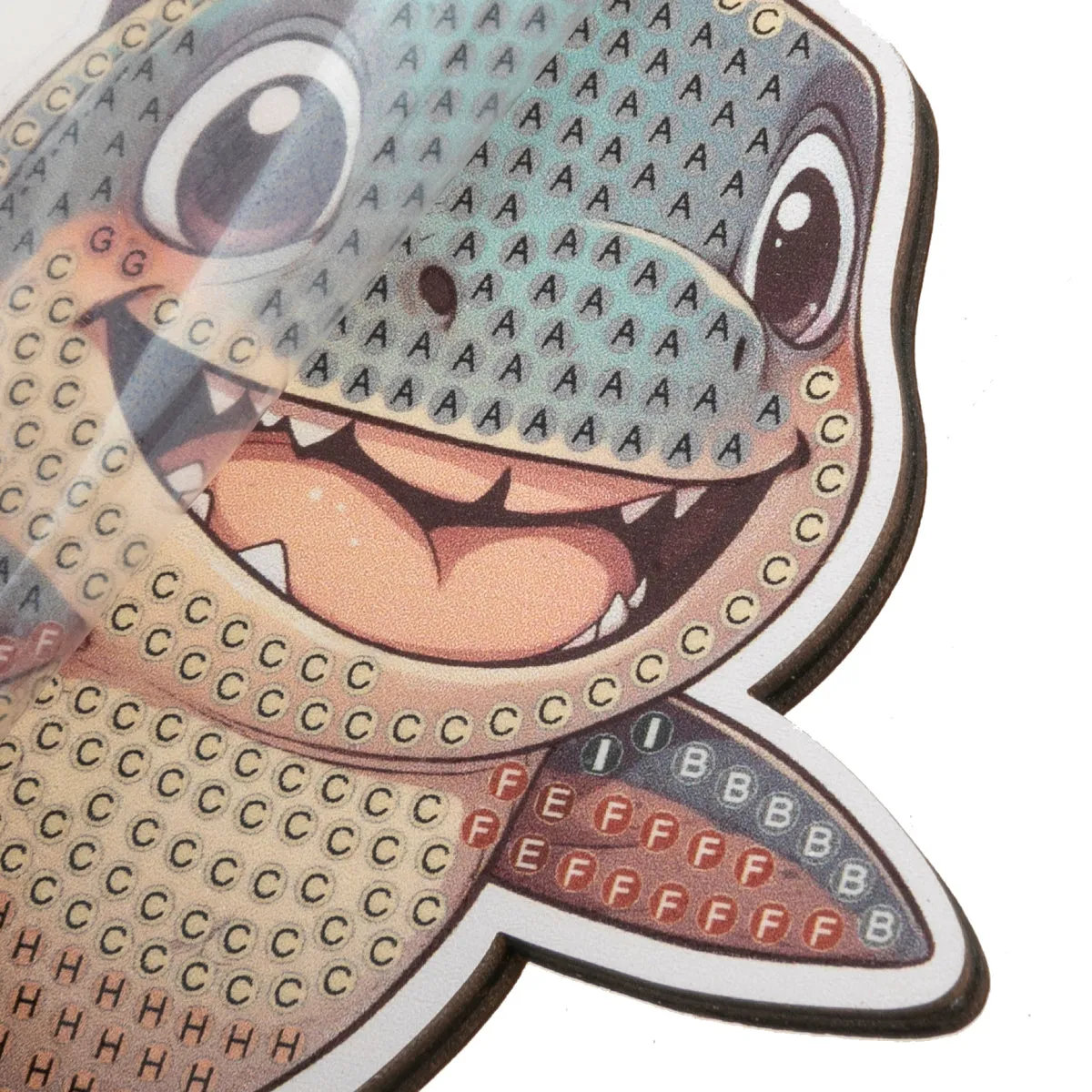 Craft Buddy Crystal Art Wildlife Buddies Shark figuur