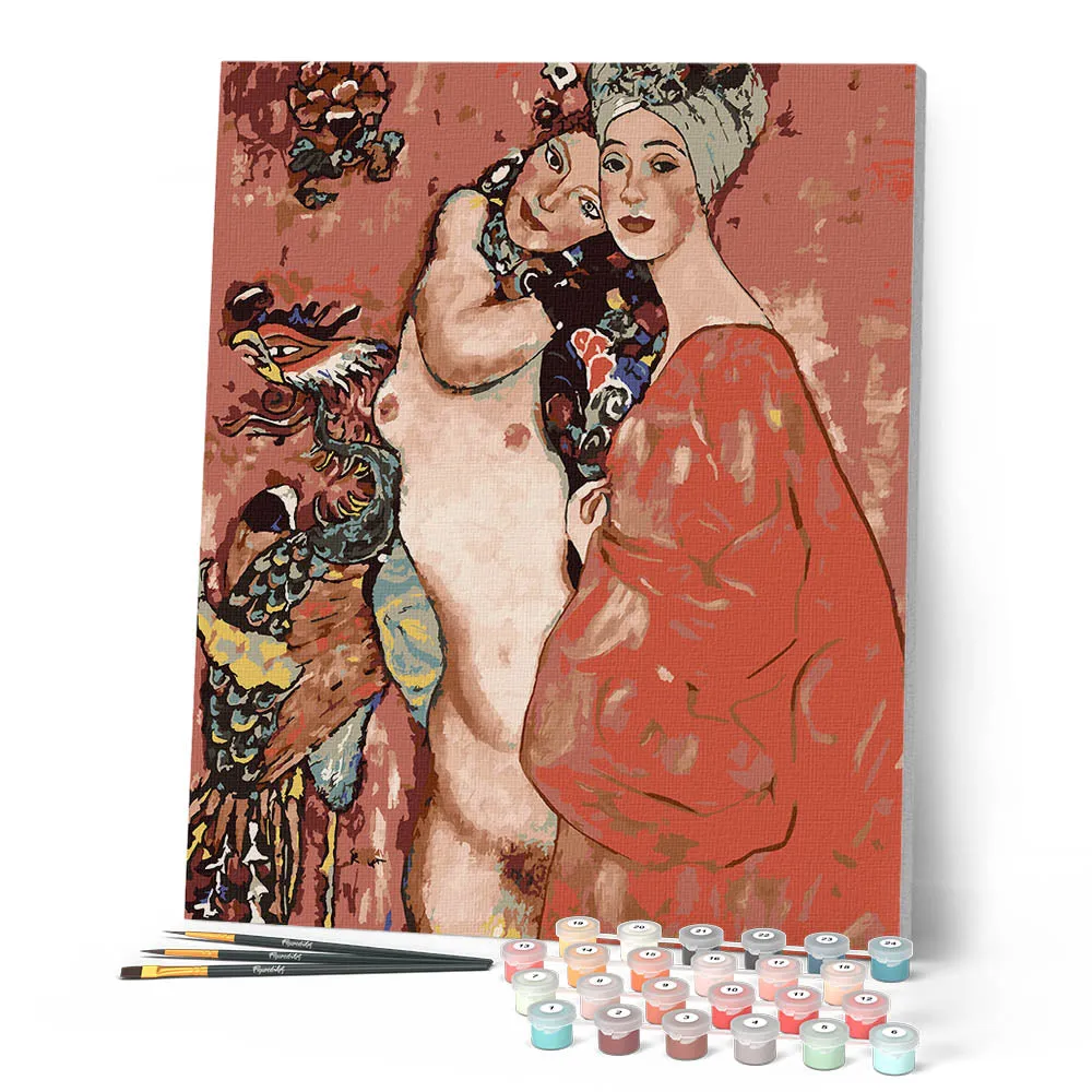 Figured'Art De vriendinnen - Klimt schilderij 40x50cm gevorderd