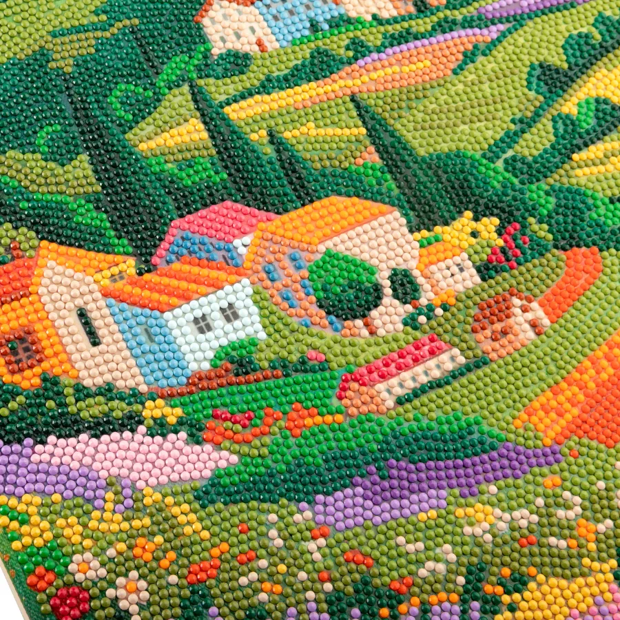 Craft Buddy Crystal Art Golden Fields canvas 40x50cm