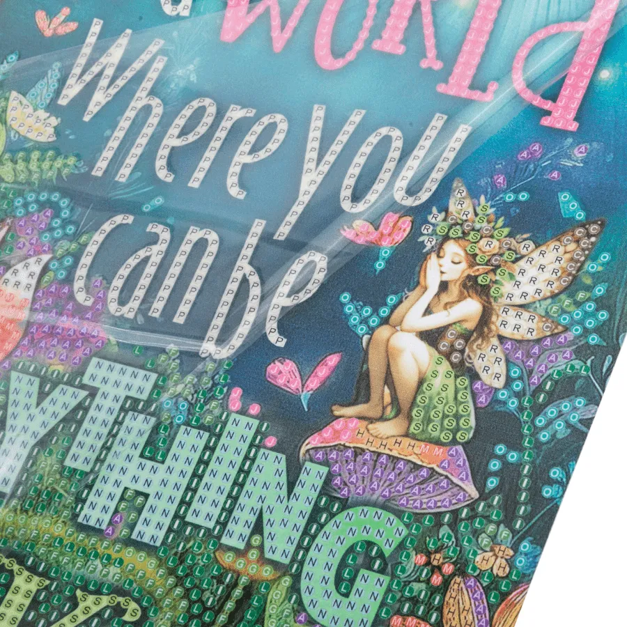 Craft Buddy Crystal Art Be Kind Scroll 20x30 cm partial