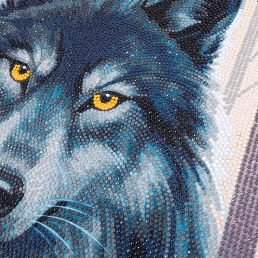 Craft Buddy Crystal Art Twilight Alpha canvas 40x50cm wolf