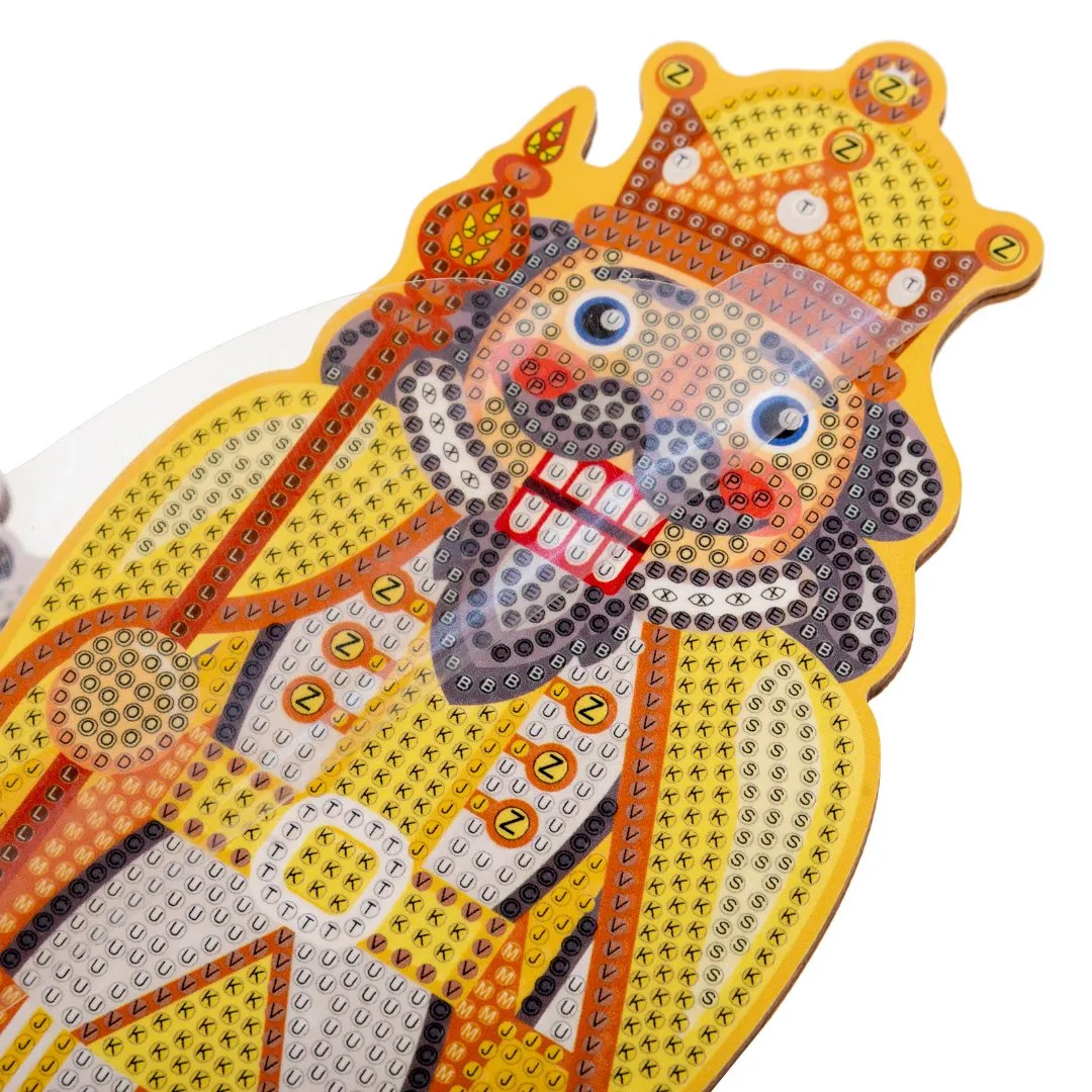 Craft Buddy Crystal Art Gold and Silver notenkrakers set van 4