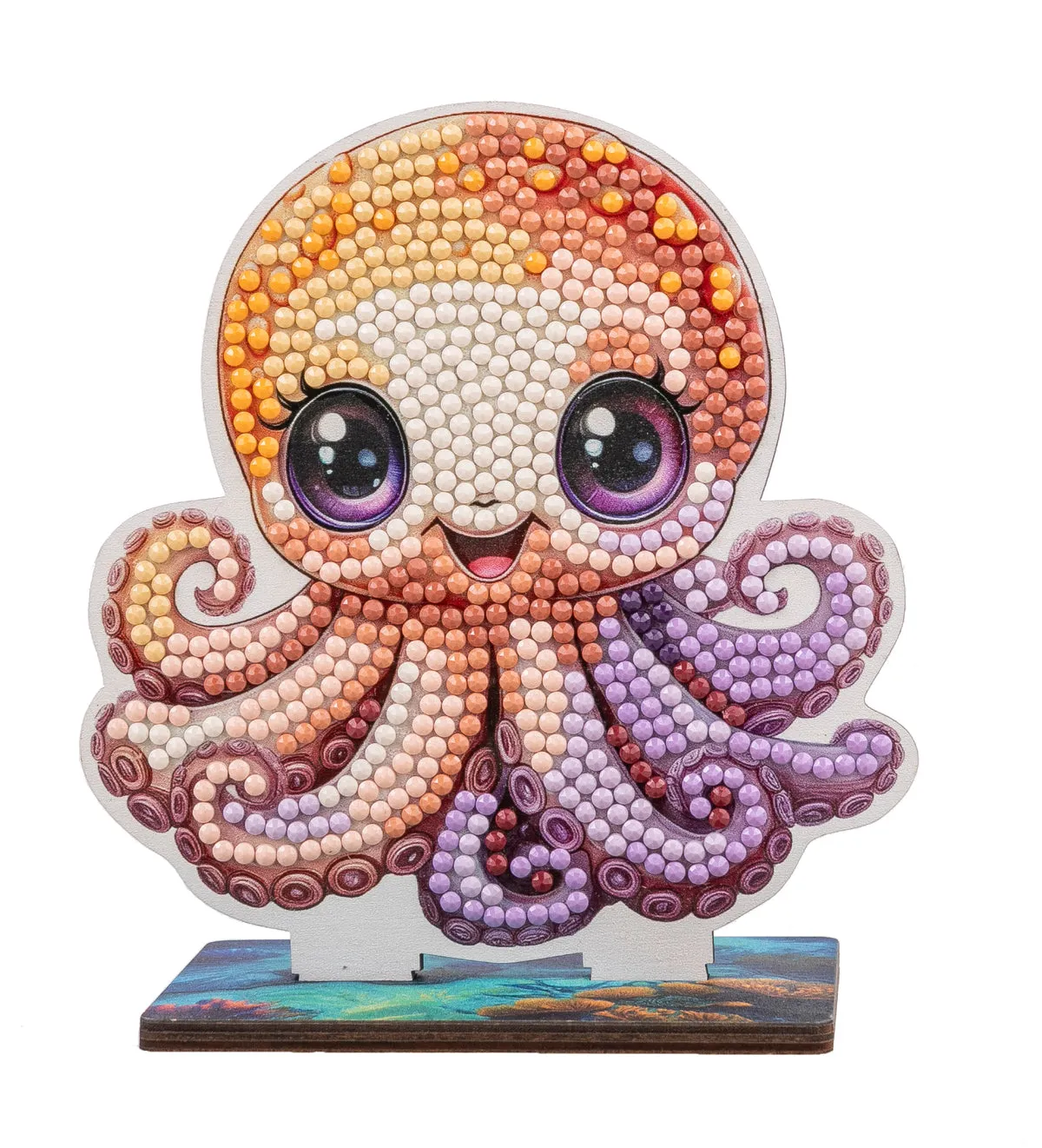 Craft Buddy Wildlife Buddies Octopus diamond painting 11cm
