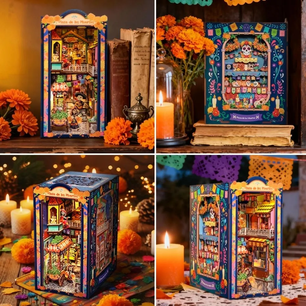 Figured'Art Plein van de Doden book nook kit halloween 350 delen