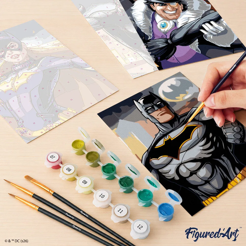 Figured'Art Batman mini schilderen op nummer 15x20 zonder lijst