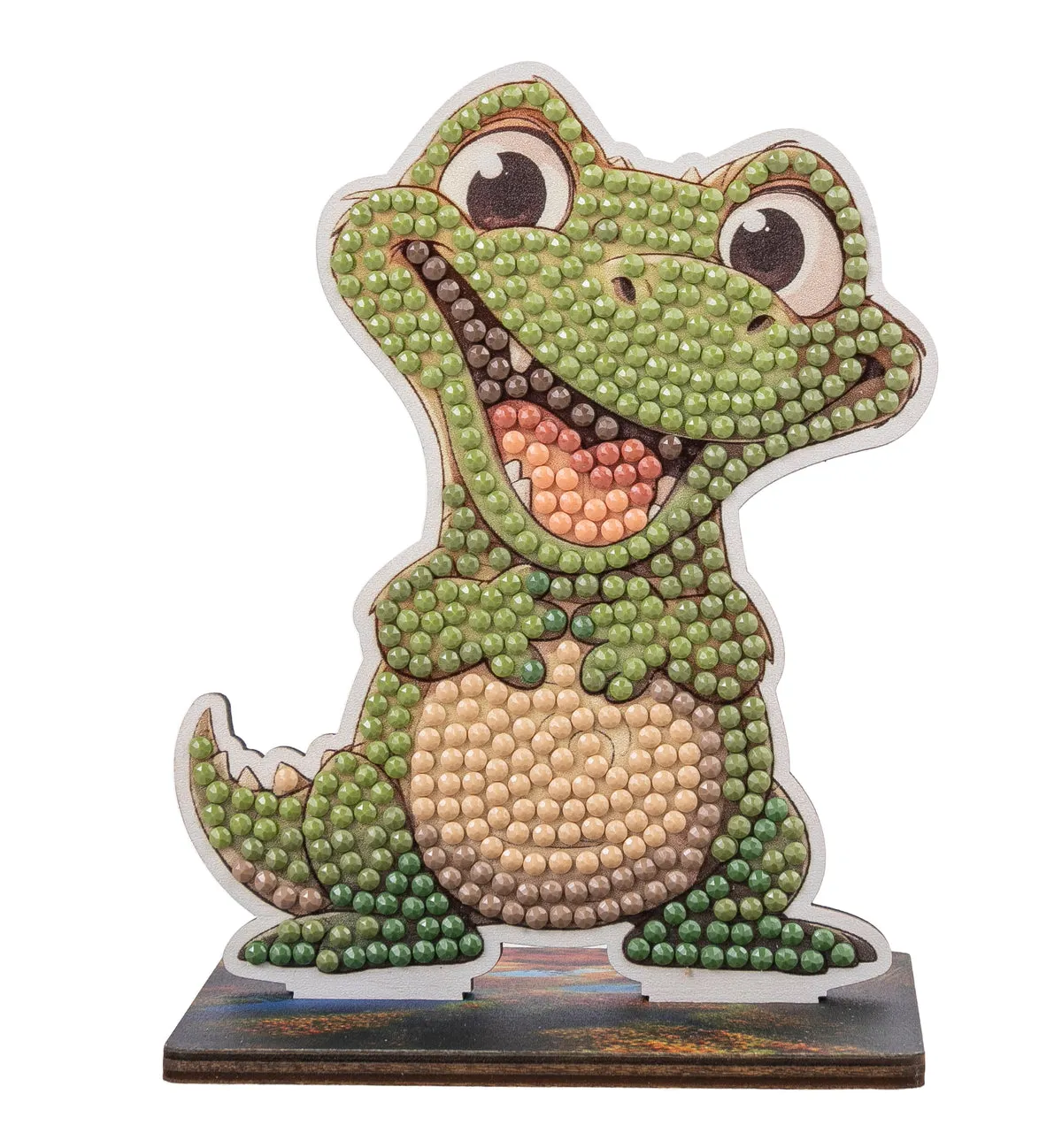 Craft Buddy Crystal Art Wildlife Buddies Alligator diamond painting figuur