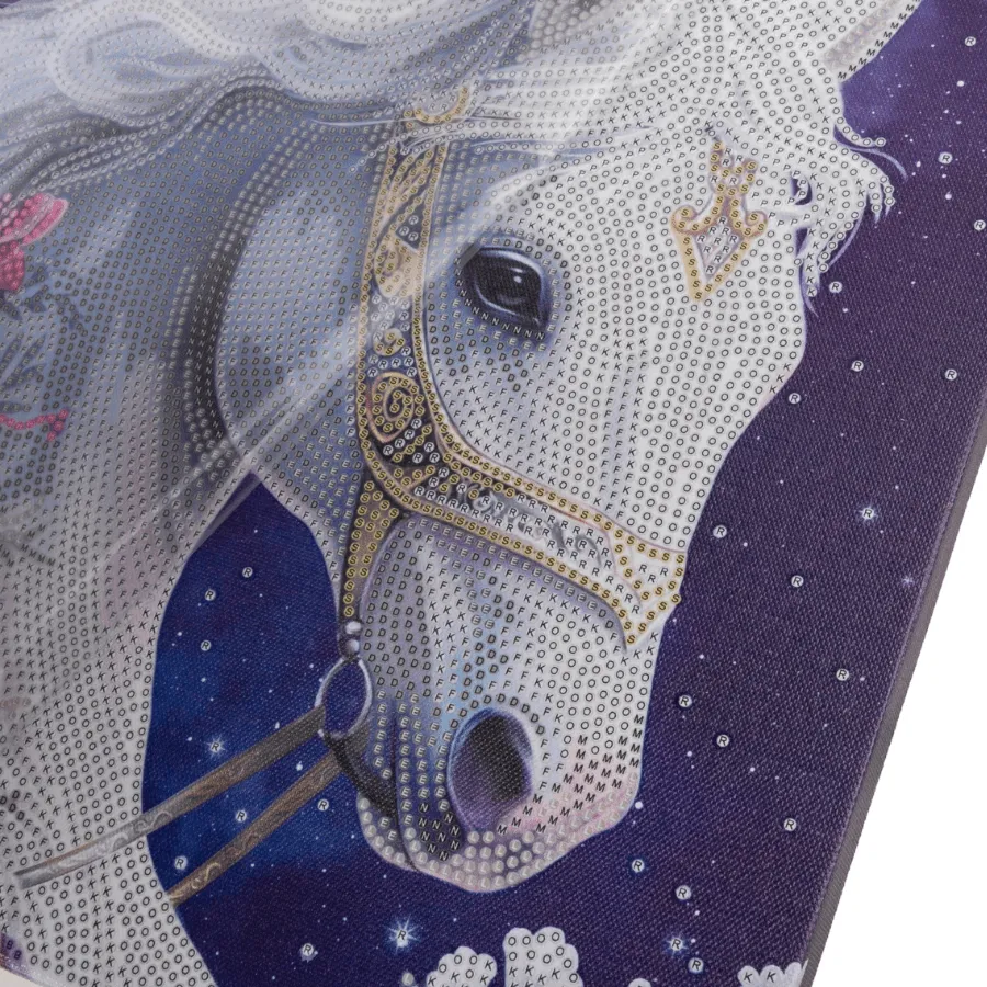 Craft Buddy Crystal Art Mystic Beauty canvas 30x30 cm partial