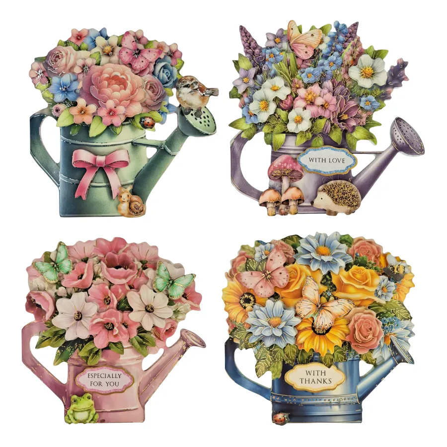 Craft Buddy Sunny Days Watering Can kaartenpakket 16 stuks folie