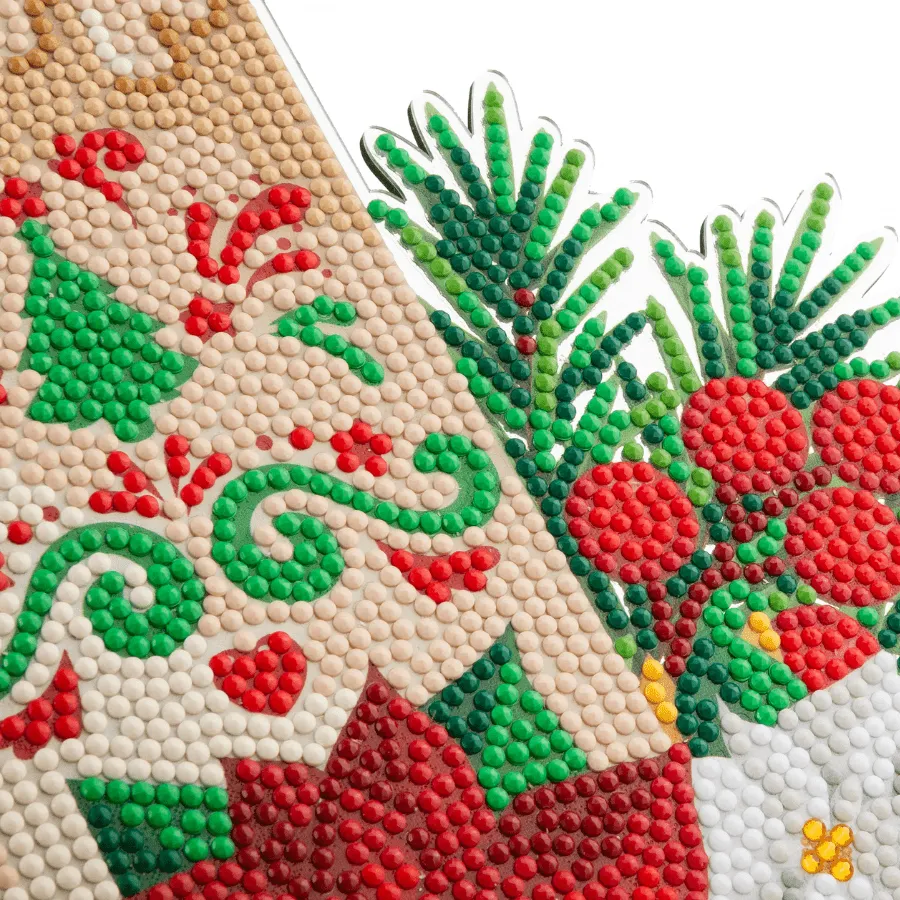 Craft Buddy Crystal Art Christmas Candle decoratiekit spiegel