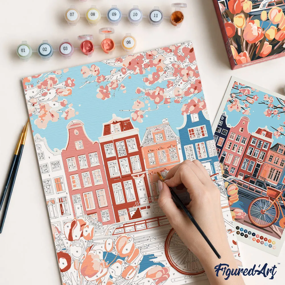 Figured'Art Lente in Amsterdam schilderen op nummers cadeauset