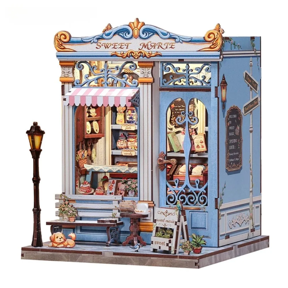 Figured'Art Zoete Marie Miniatuurhuisje 15x16x21cm met led