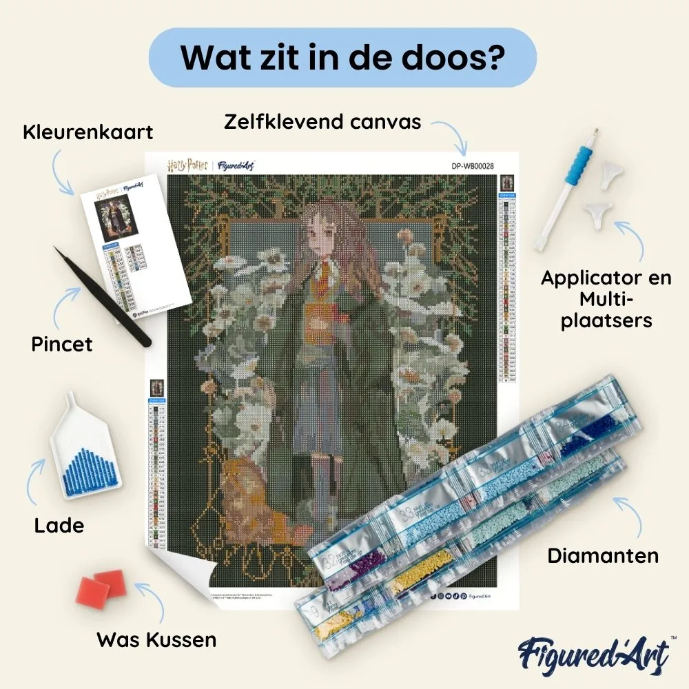 Figured'Art Hermione Granger Yume diamond painting 40x50 cm