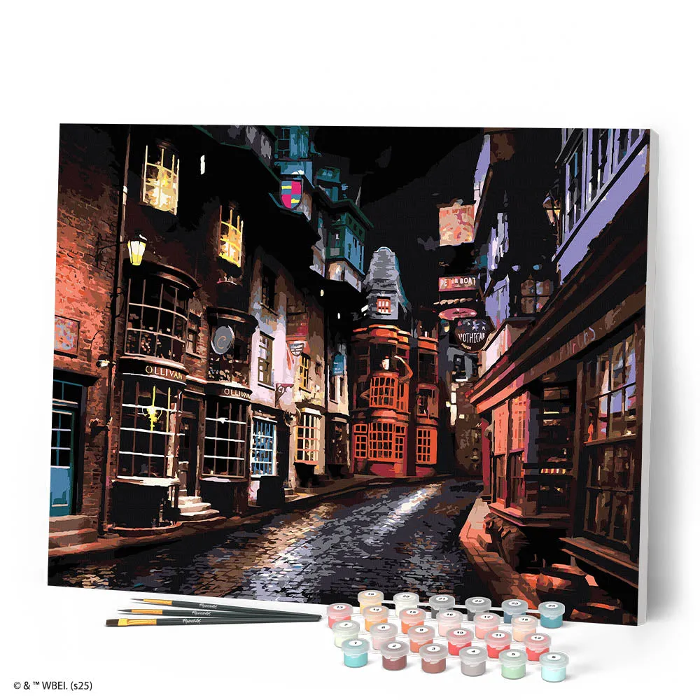 Figured'Art Harry Potter Diagon Alley schilderen op nummer 40x50cm