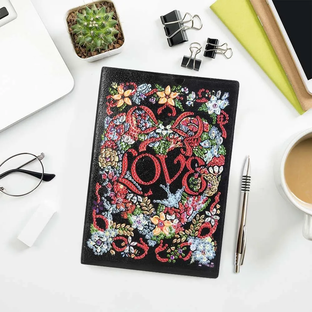 Figured'Art Liefde diamond painting boek A5 50 pagina's strass
