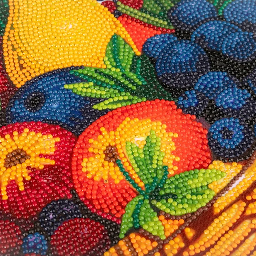Craft Buddy Crystal Art Fruit diamond painting scroll 40x50cm