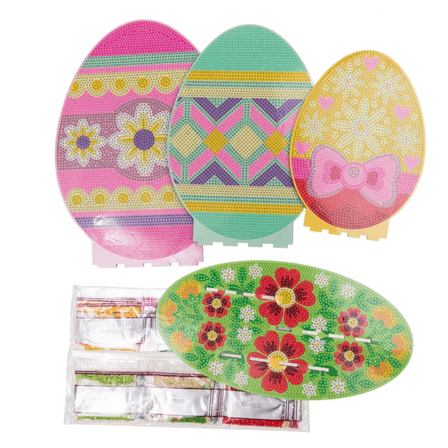 Craft Buddy Crystal Art Layered Eggs 3D decoratie Pasen